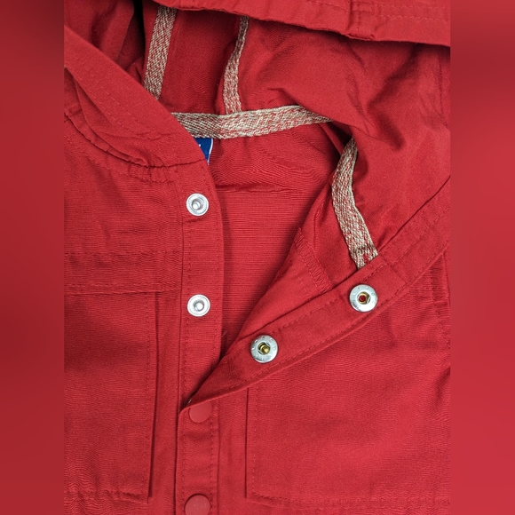 Old Navy Red Rain Coat Jacket Unisex 3-6M - Picture 4 of 6